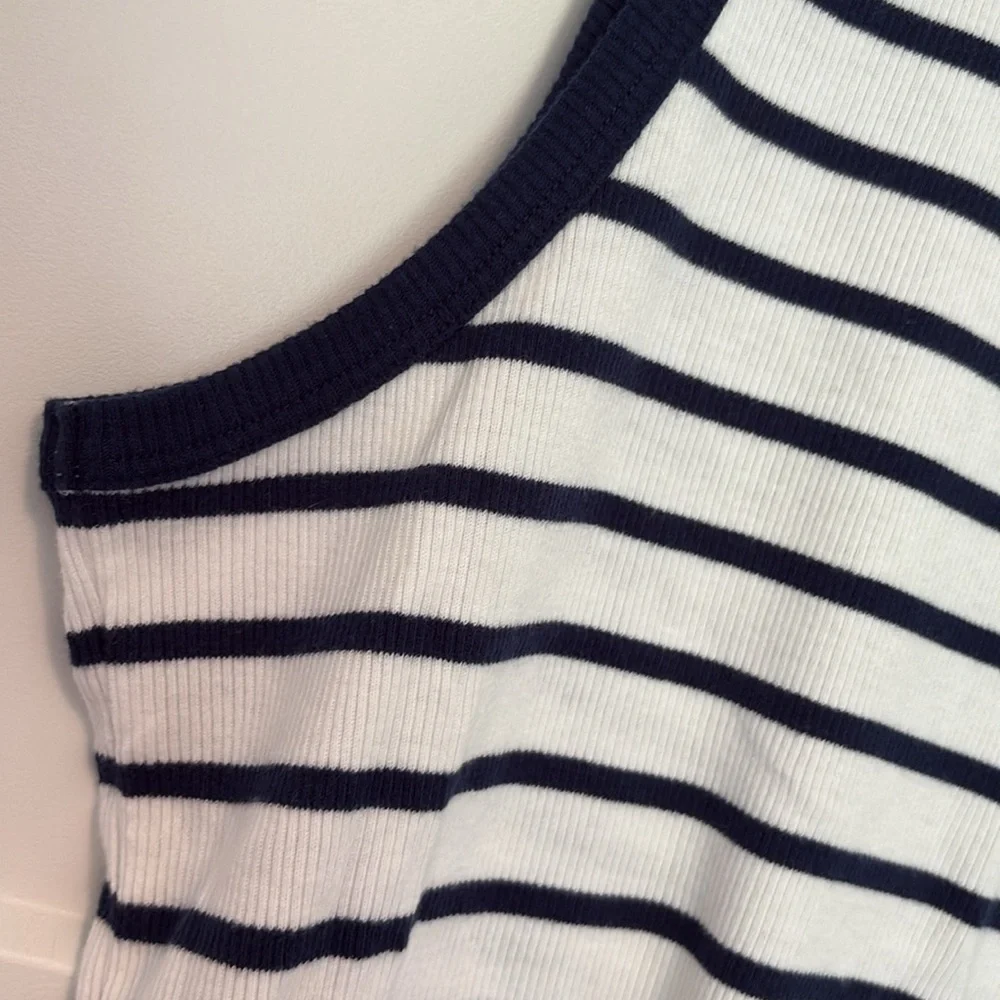 J Crew ribbed basic tank top